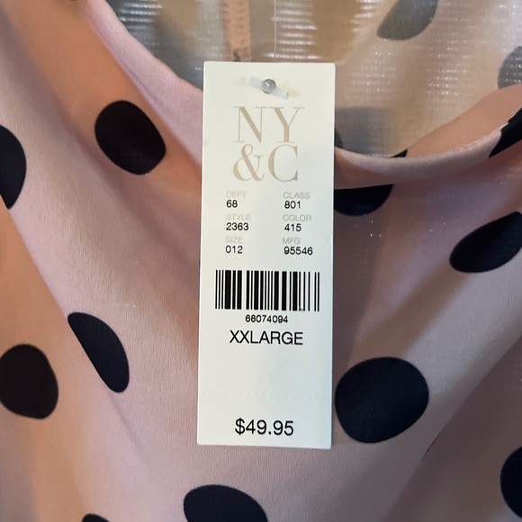 NWT NY&CO Sweetpea top XXL - Picture 4 of 8